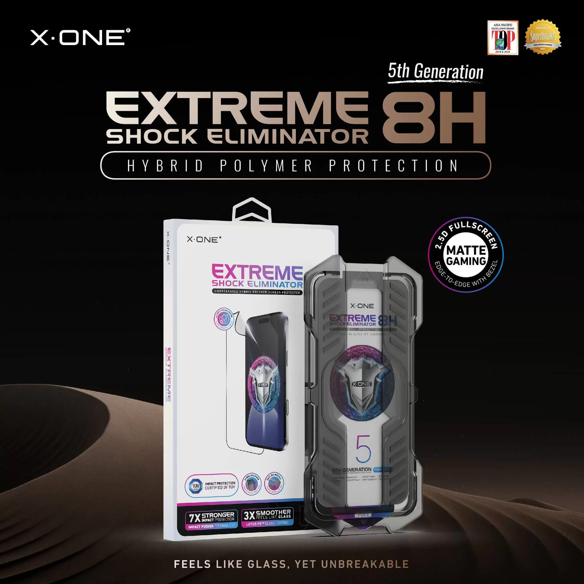 Extreme Shock Eliminator 8H พร้อมชุดติดตั้ง - Matte Gaming