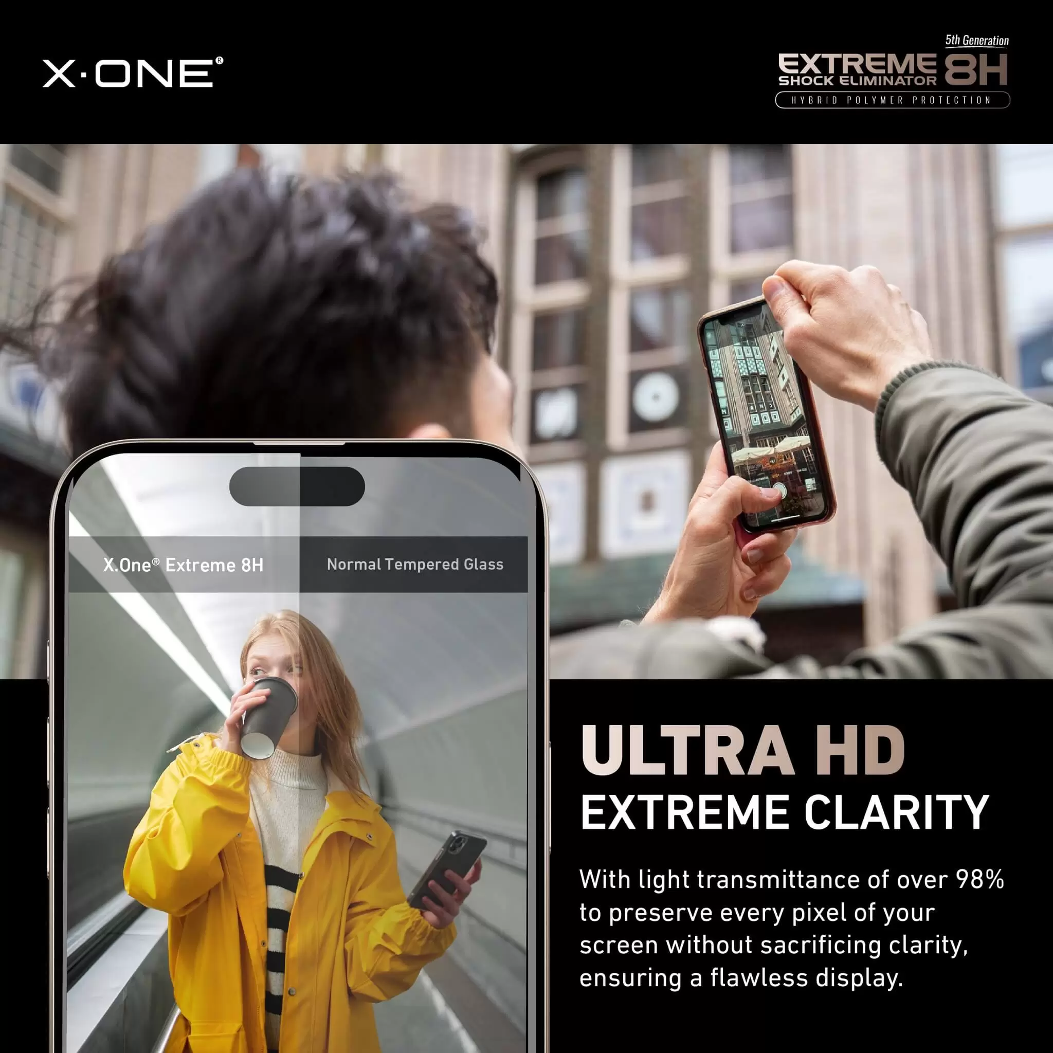 Extreme Shock Eliminator 8H พร้อมชุดติดตั้ง - Clear HD