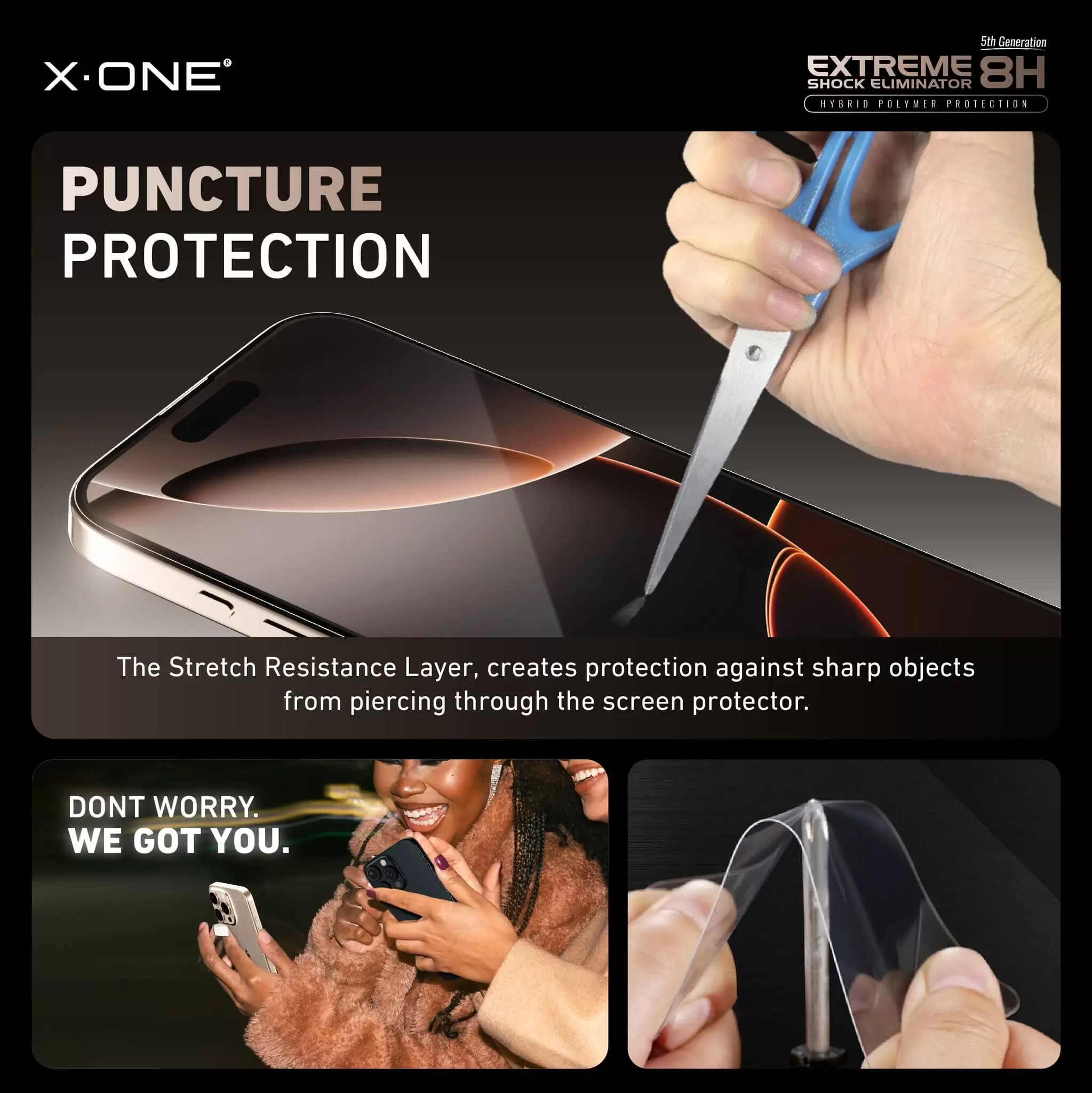 Extreme Shock Eliminator 8H พร้อมชุดติดตั้ง - Clear HD