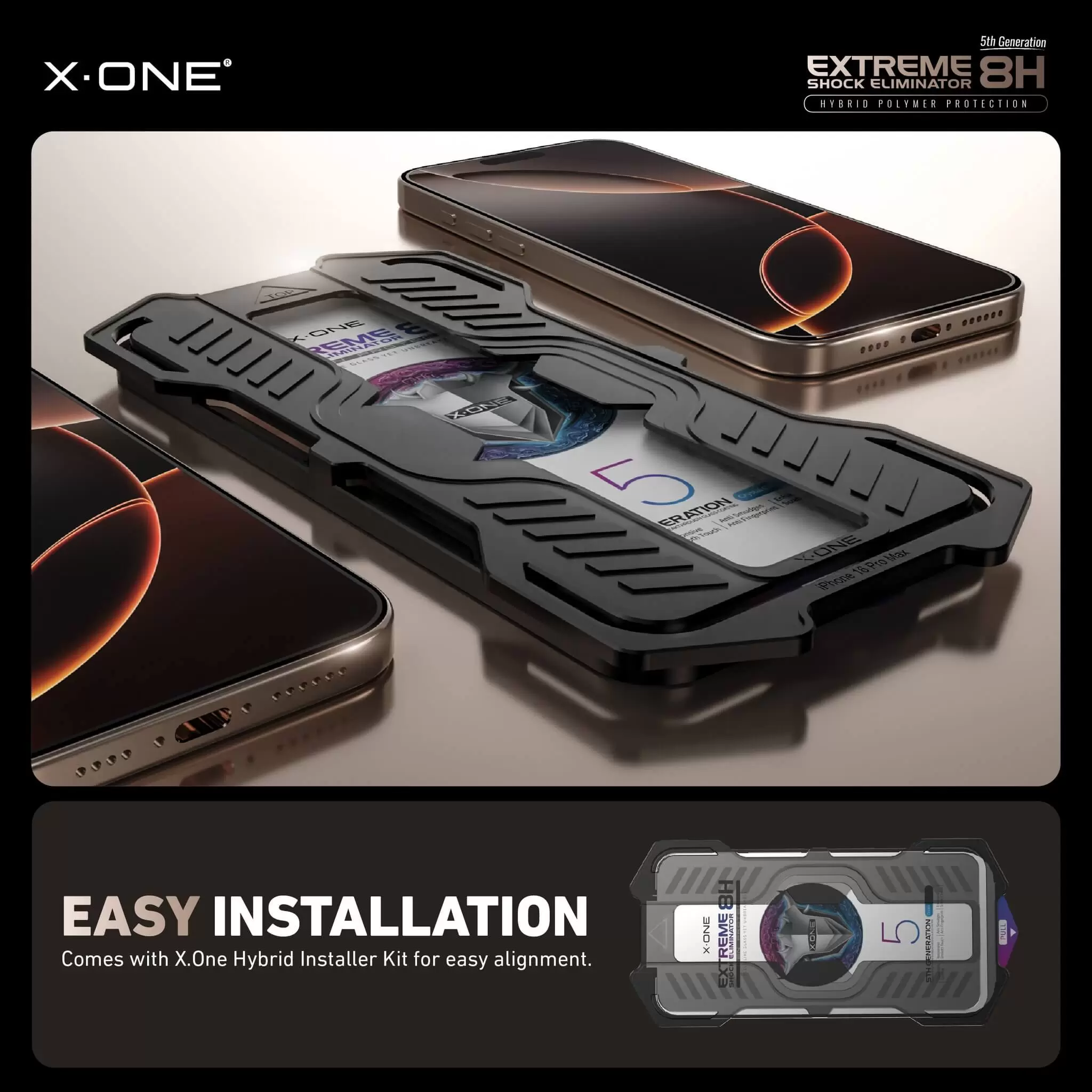 Extreme Shock Eliminator 8H พร้อมชุดติดตั้ง - Clear HD
