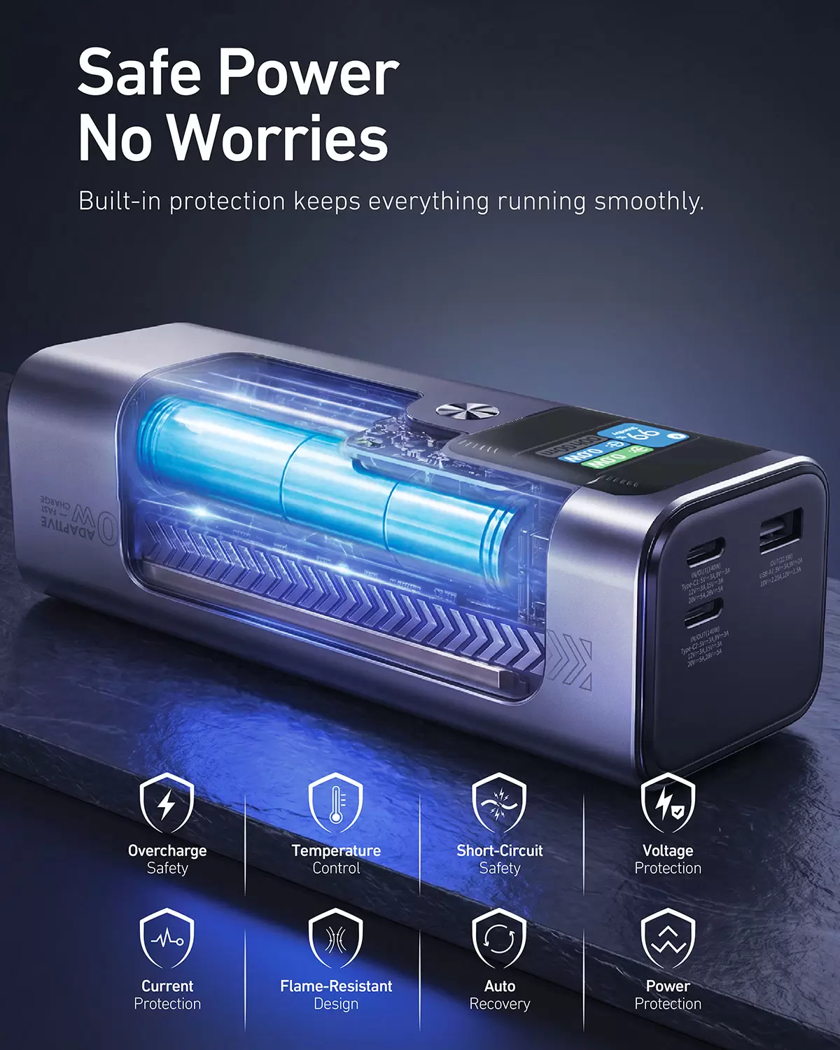 พาวเวอร์แบงค์ Stellar 140W 27600mAh