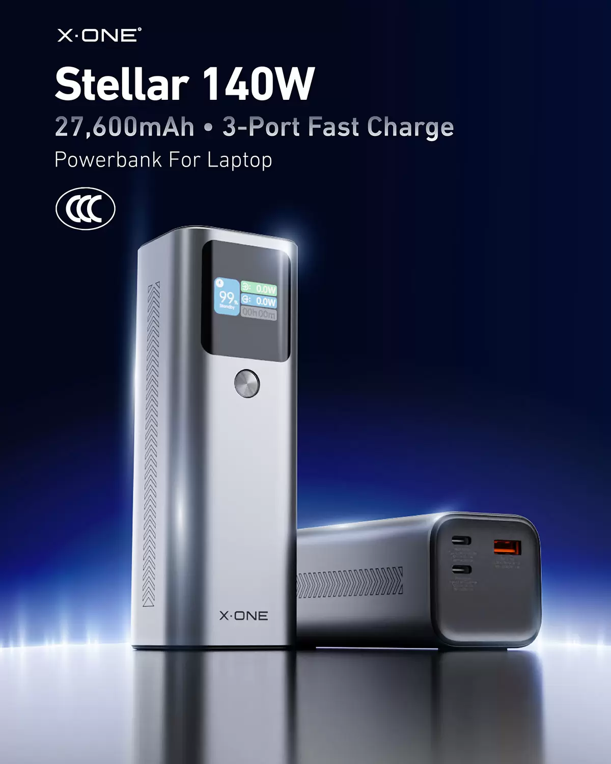 พาวเวอร์แบงค์ Stellar 140W 27600mAh