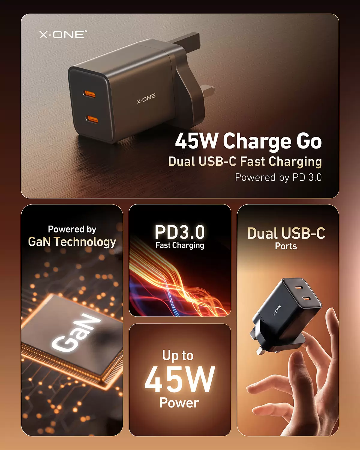 ชาร์จ 45W ไป