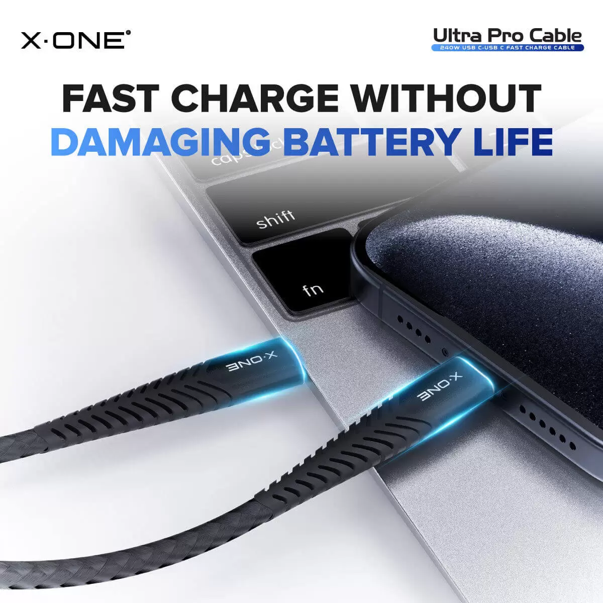 สายเคเบิล Ultra Pro 240W C ถึง C